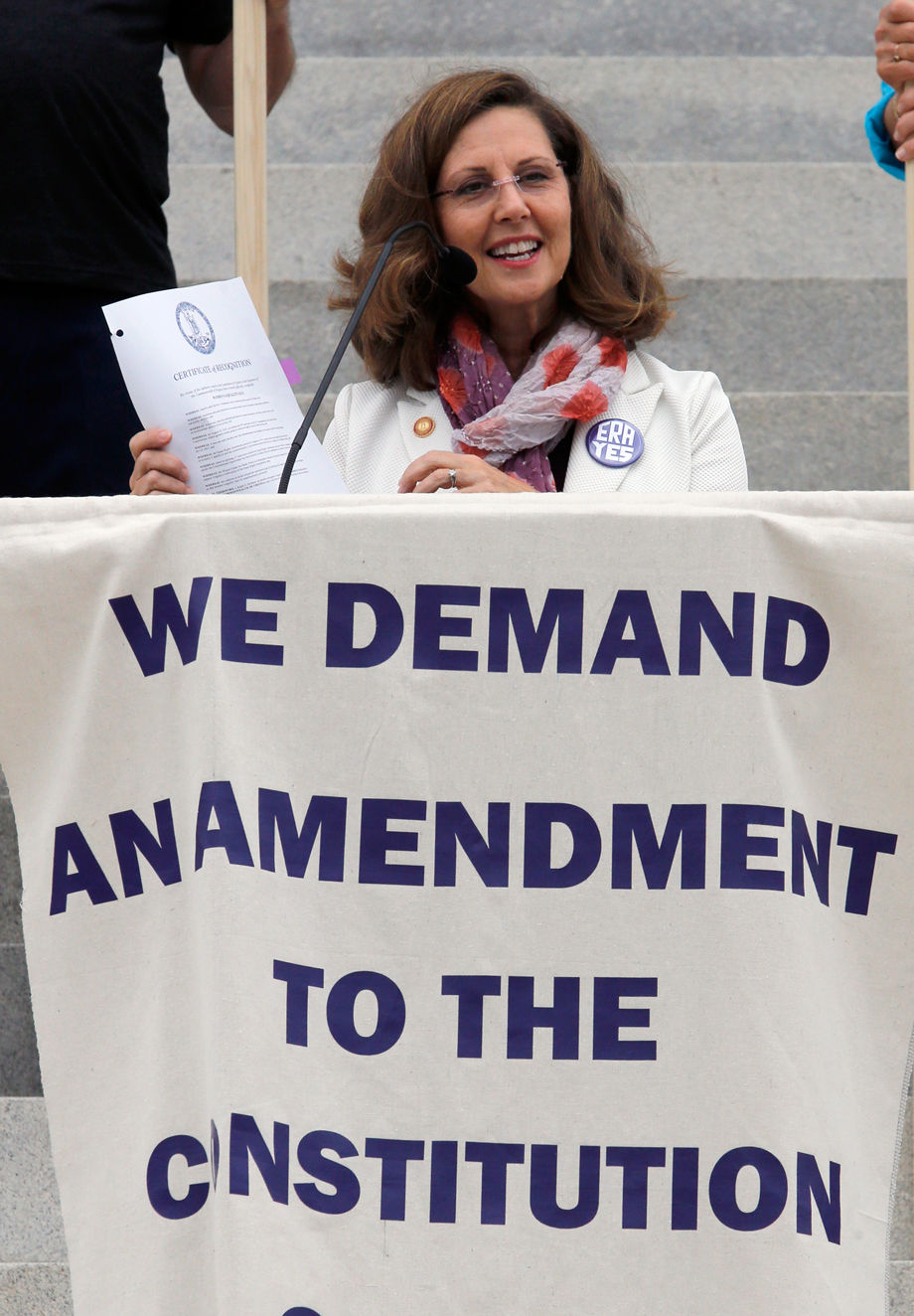 ERA event on Virginia Capitol steps